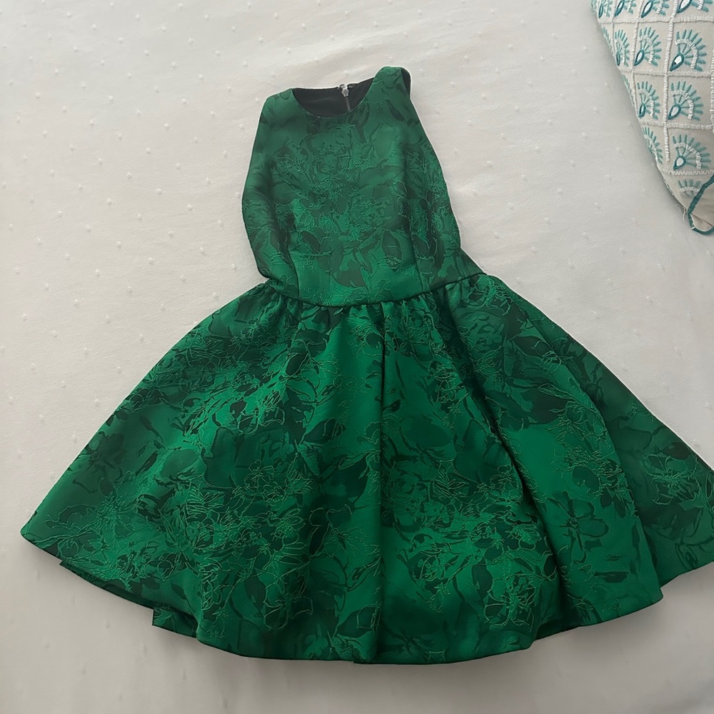 Alice + Olivia Jacquard mini A-Line Dress